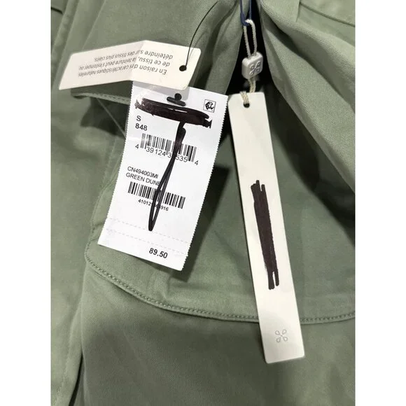 CASLON Green Crop Utility Jacket SMALL - Picture 6 of 10